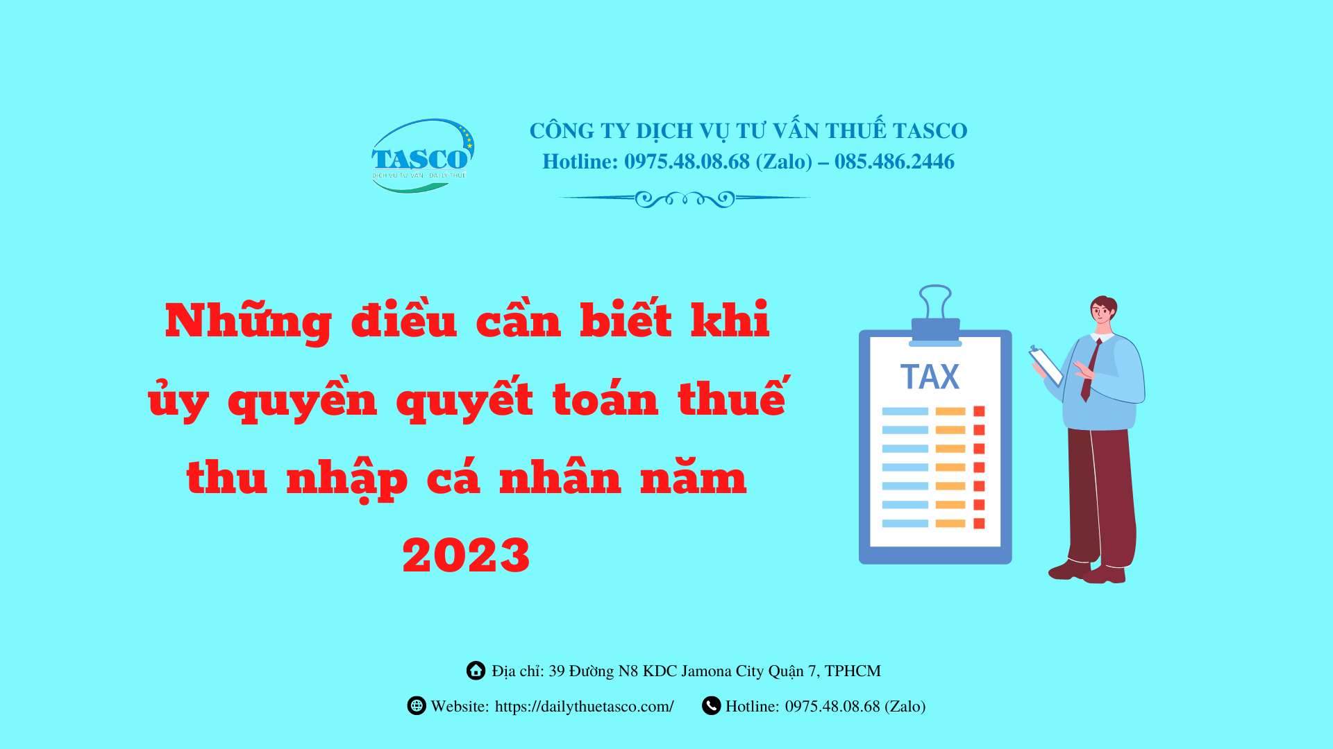 Những điều cần biết khi ủy quyền quyết toán thuế thu nhập cá nhân năm 2023