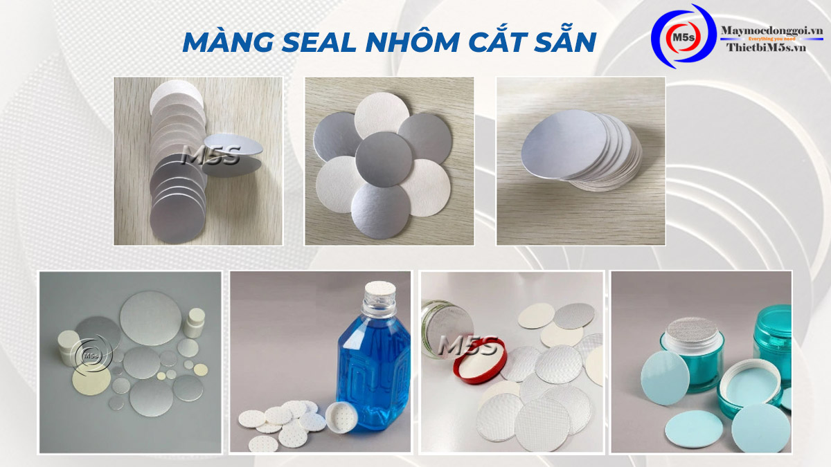 Màng seal nhôm hũ nhựa đa dạng kích thước chất liệu