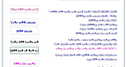 Sửa lỗi font dtPro MyHouse