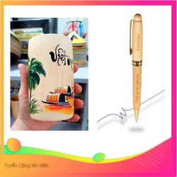 Bộ giftset quà tặng gỗ 1