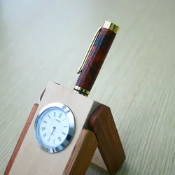 Combo Hộp Bút Gỗ Khắc Tên HVDC11