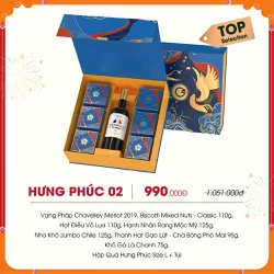 Hộp Quà Tết Đẹp Hưng Thịnh 02