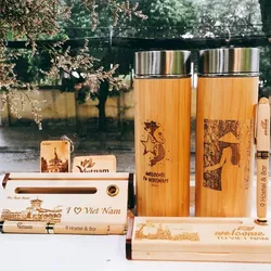 Bút gỗ khắc tên quà tặng khách nước ngoài