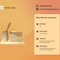 Ống Cắm Bút Khắc chữ, khắc logo