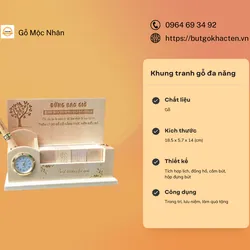 Khung ảnh gỗ đa năng