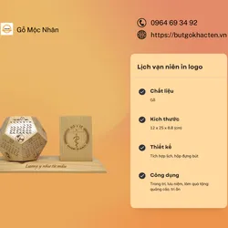 Combo lịch gỗ để bàn cao cấp 12 mặt