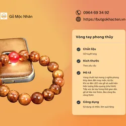 Vòng Tay Gỗ Huyết Long