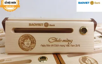 Ngân hàng Bảo Việt chọn Hộp Bút Gỗ làm Quà tặng Ngày Báo Chí Việt Nam 21-6