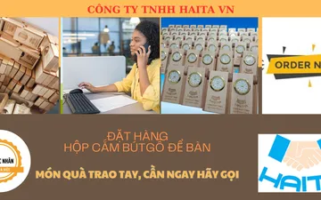 Hộp Cắm Bút là Quà tặng Tết của Công Ty TNHH HAITA VN Tri ân Khách hàng và Đối tác