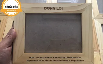 Cty Đồng Lợi chọn Khung ảnh Gỗ làm Quà tặng Tôn vinh Nhân viên