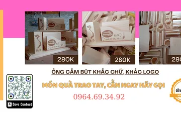 Công ty cổ phần FIDITOUR tặng Quà Combo Ống Cắm Bút kèm Namecard cho Khách hàng dịp 8/3