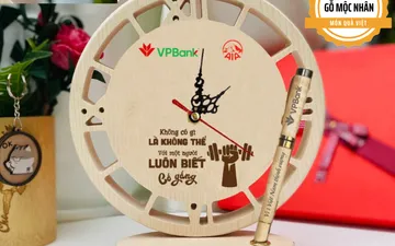 Hội Nghị Khách Hàng của VP Bank chọn Đồng Hồ Gỗ của Gỗ Mộc Nhân làm Quà tặng Tri ân