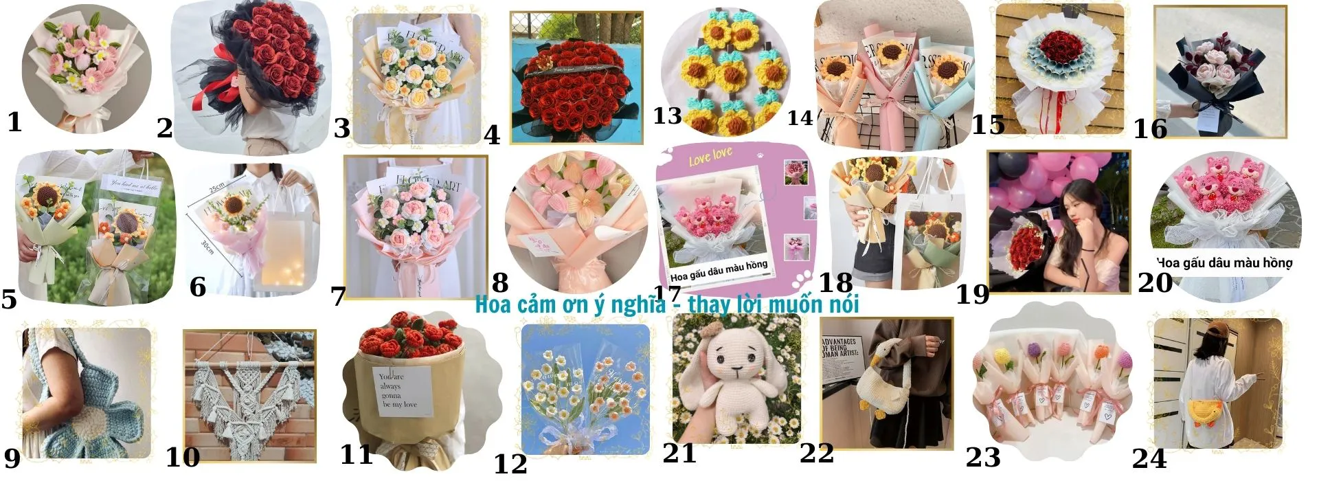 Hoa cảm ơn ý nghĩa - thay lời muốn nói