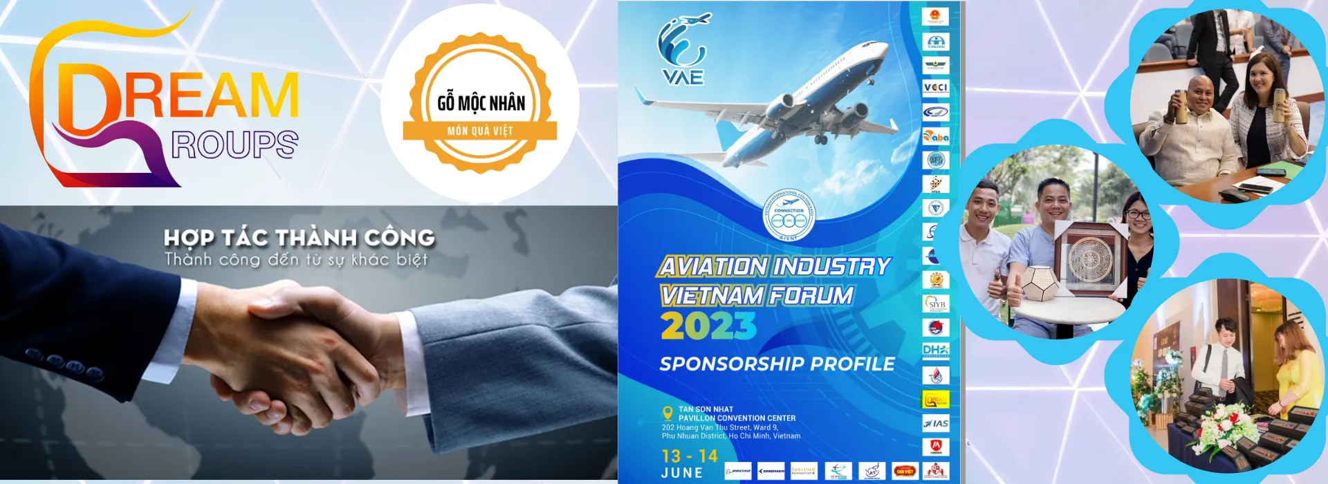 Dreamgroups International - Đơn vị tham gia Triển Lãm Hàng Không Việt Nam - Vietnam Aviation Expo 2023