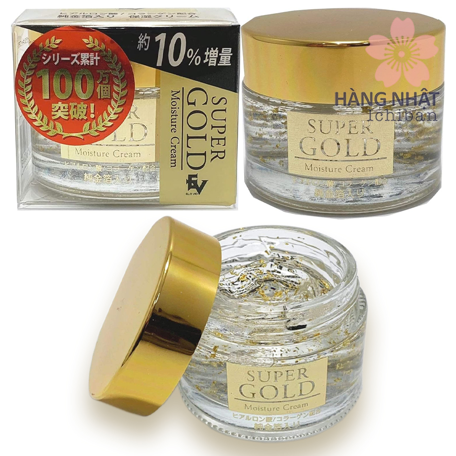 Kem Dưỡng Ẩm Chiết Xuất Từ Lá Vàng Nguyên Chất Super Gold Kem Dưỡng Ẩm Chiết Xuất Từ Lá Vàng Nguyên Chất Super Gold