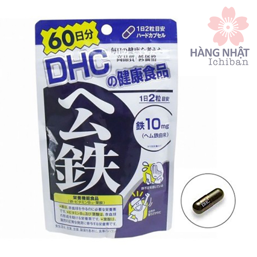 Viên uống bổ sung sắt DHC Nhật Bản Viên uống bổ sung sắt DHC Nhật Bản