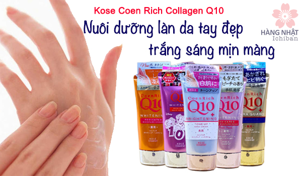 Kem Dưỡng Da Tay Kose Coen Rich Collagen Q10 Kem Dưỡng Da Tay Kose Coen Rich Collagen Q10