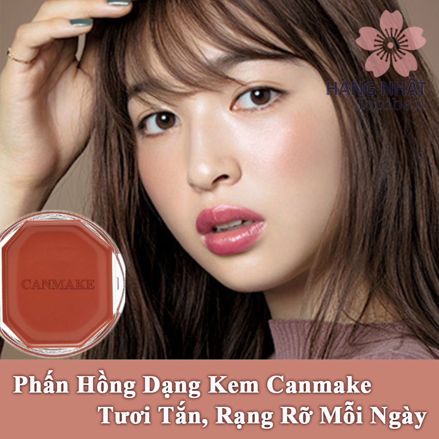 Phấn Hồng Dạng Kem Canmake - Tươi Tắn, Rạng Rỡ Mỗi Ngày Phấn Hồng Dạng Kem Canmake - Tươi Tắn, Rạng Rỡ Mỗi Ngày