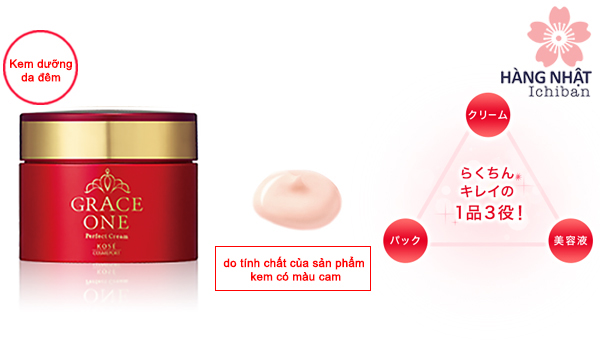 Kem dưỡng trắng da đêm grace one Kem dưỡng trắng da đêm grace one