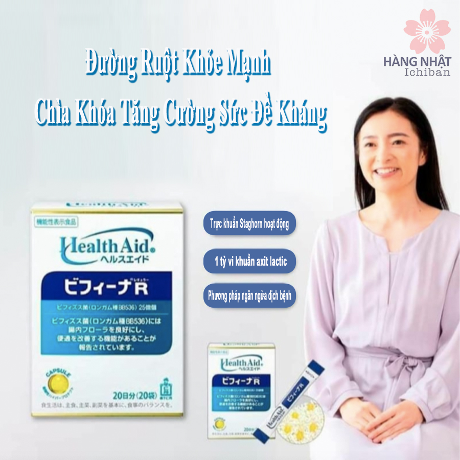 MEN VI SINH HEALTH AID BIFINA R - BÍ QUYẾT VÀNG CHO MỘT CUỘC SỐNG KHOẺ MẠNH MEN VI SINH HEALTH AID BIFINA R - BÍ QUYẾT VÀNG CHO MỘT CUỘC SỐNG KHOẺ MẠNH