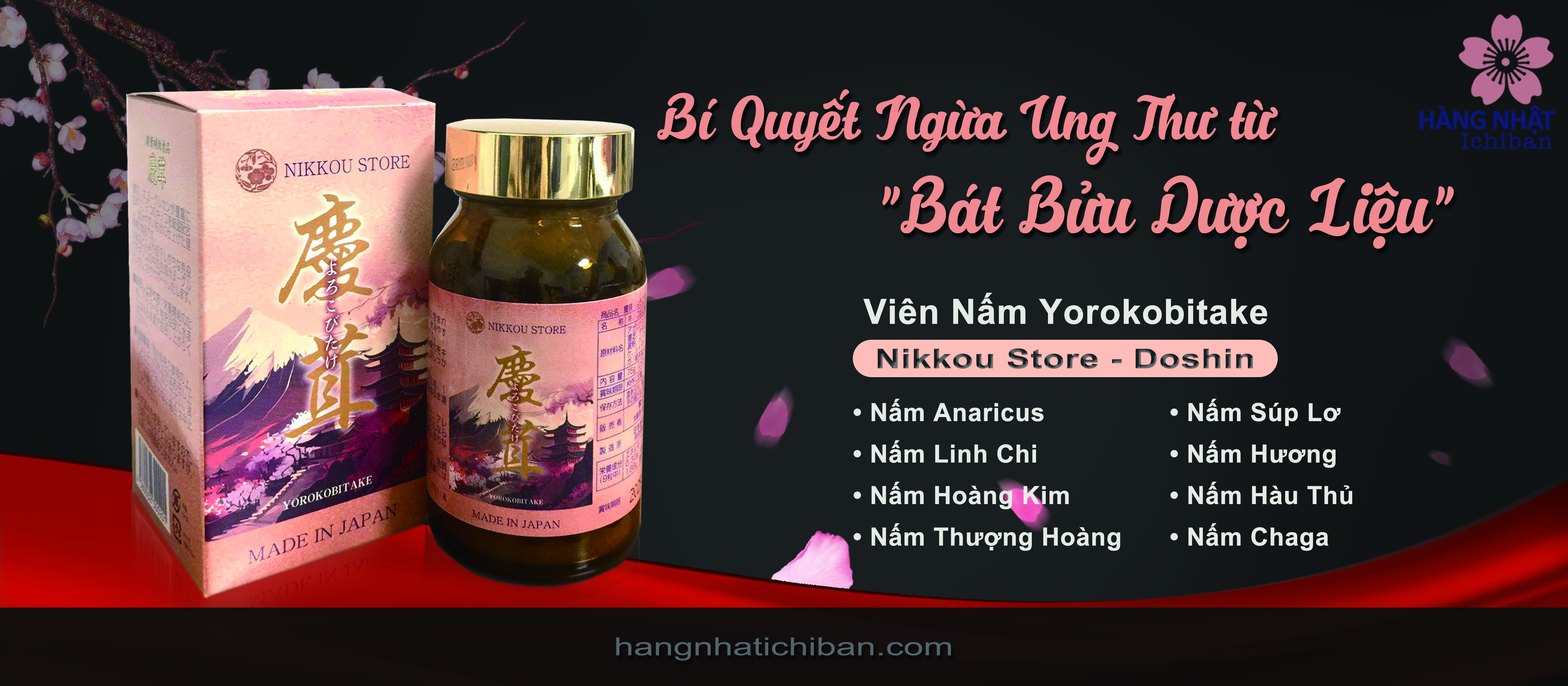 Viên Nắm Yorokobitake - Bí Quyết Ngừa Ung Thư từ Bát Bửu Dược Liệu Viên Nắm Yorokobitake - Bí Quyết Ngừa Ung Thư từ Bát Bửu Dược Liệu