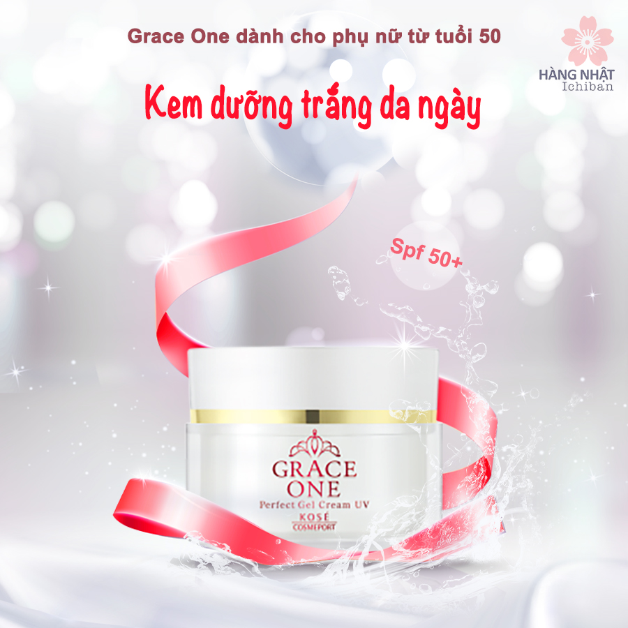Gel dưỡng trắng da ngày Grace One với độ chống nắng SPF 50 + PA+++ Gel dưỡng trắng da ngày Grace One với độ chống nắng SPF 50 + PA+++