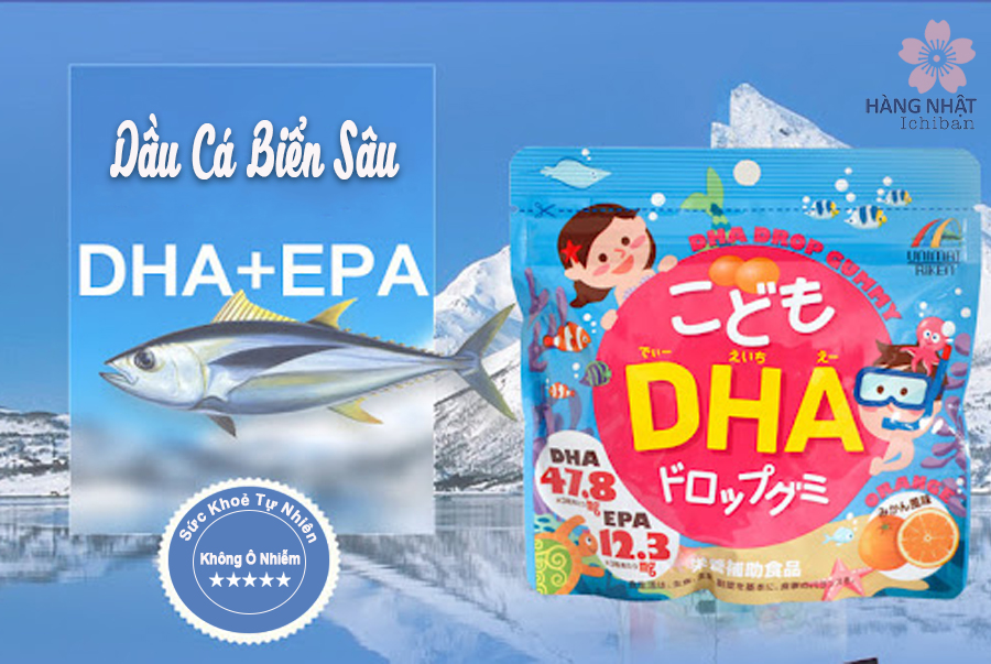 Kẹo Dẻo Bổ Sung DHA Cho Trẻ - Hương Vị Quýt Thơm Ngon Kẹo Dẻo Bổ Sung DHA Cho Trẻ - Hương Vị Quýt Thơm Ngon