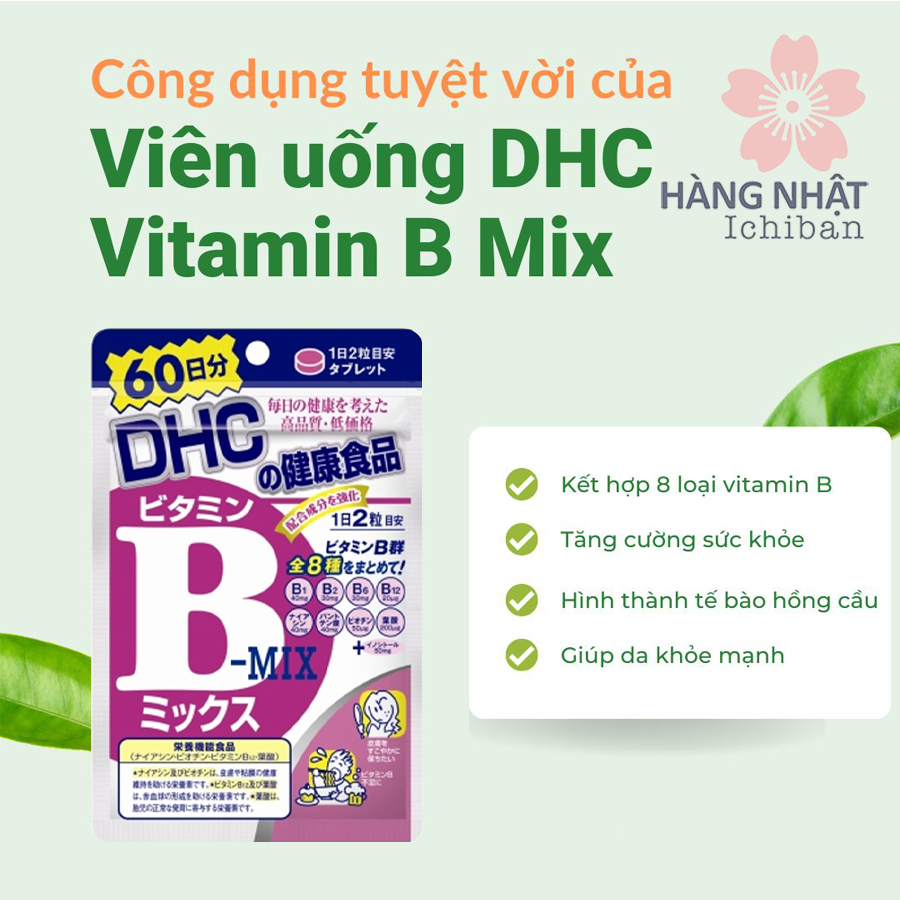 Viên Uống Bổ Sung Vitamin B từ DHC - Sự Lựa Chọn Hoàn Hảo Cho Sức Khỏe Và Vẻ Đẹp Của Bạn Viên Uống Bổ Sung Vitamin B từ DHC - Sự Lựa Chọn Hoàn Hảo Cho Sức Khỏe Và Vẻ Đẹp Của Bạn