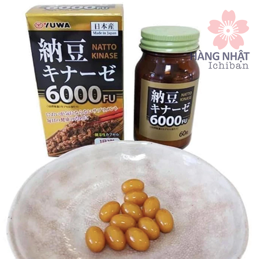 Viên Uống Phòng Chống Tai Biến Đột Quỵ Yuwa Nattokinase 6000FU Viên Uống Phòng Chống Tai Biến Đột Quỵ Yuwa Nattokinase 6000FU