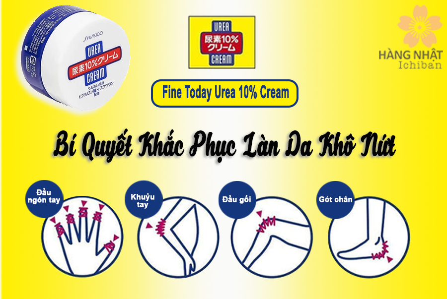 Kem Trị Khô Nứt Da Tay Chân Fine Today Urea 10% Cream Kem Trị Khô Nứt Da Tay Chân Fine Today Urea 10% Cream