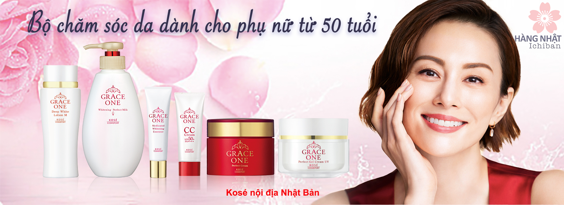 Bộ chăm sóc da từ 50 tuổi - Grace One Bộ chăm sóc da từ 50 tuổi - Grace One