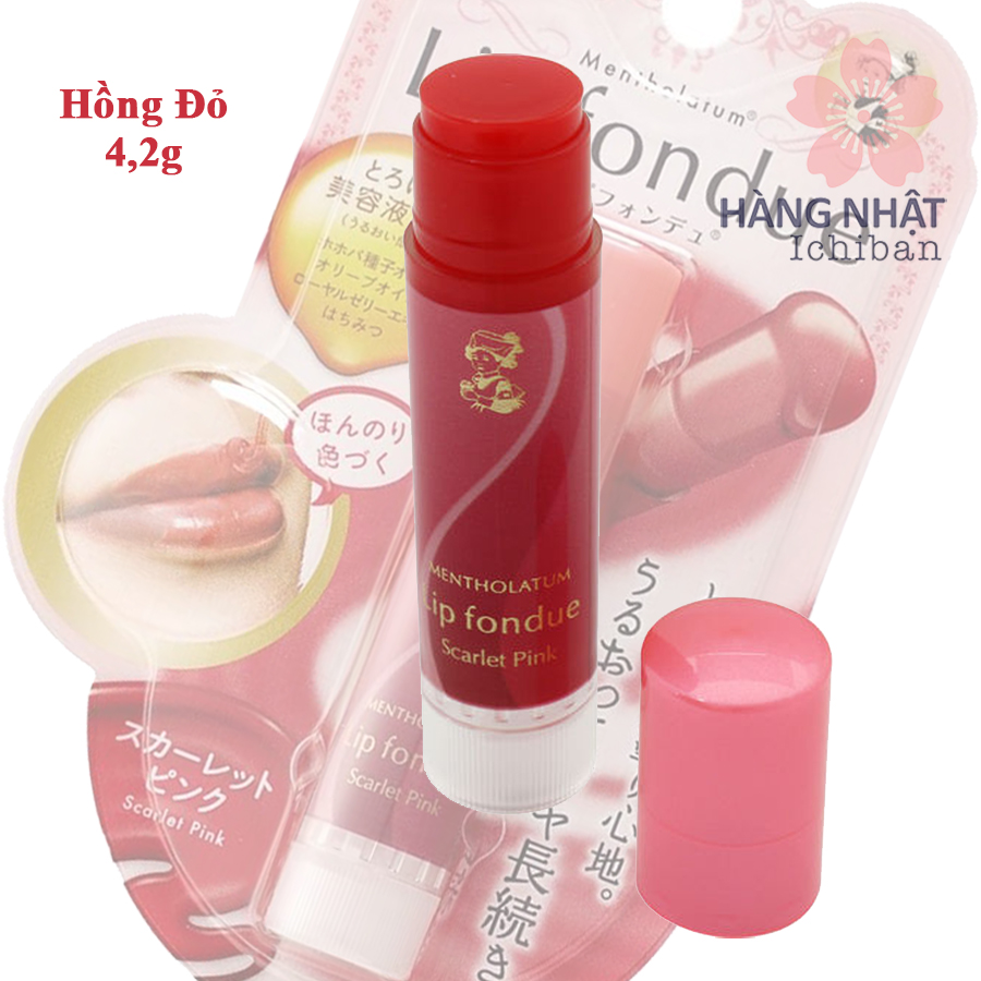 Son Dưỡng Môi Rohto Mentholatum Lip Fondue - Vẻ Đẹp Tự Nhiên, Ẩm Mượt Son Dưỡng Môi Rohto Mentholatum Lip Fondue - Vẻ Đẹp Tự Nhiên, Ẩm Mượt