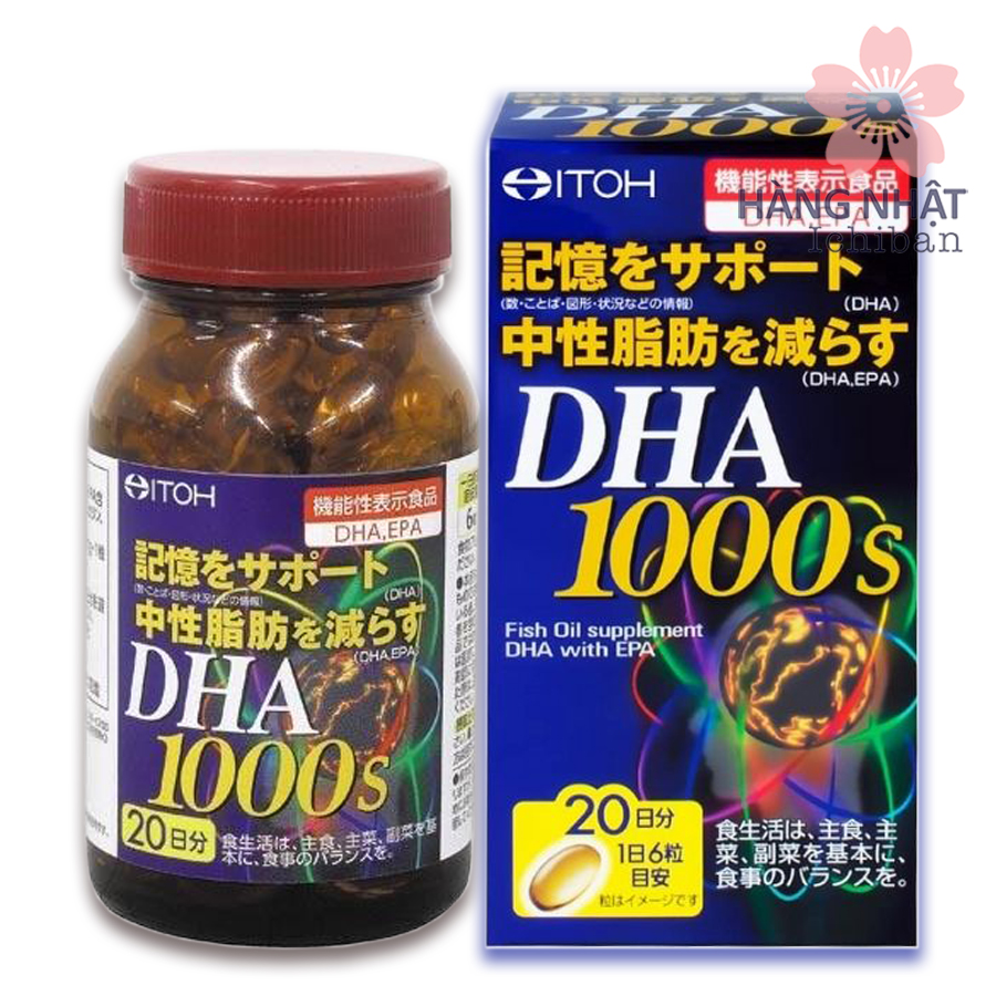 Viên Bổ Não DHA 1000s - Tăng Cường Sức Khỏe Tinh Thần Viên Bổ Não DHA 1000s - Tăng Cường Sức Khỏe Tinh Thần