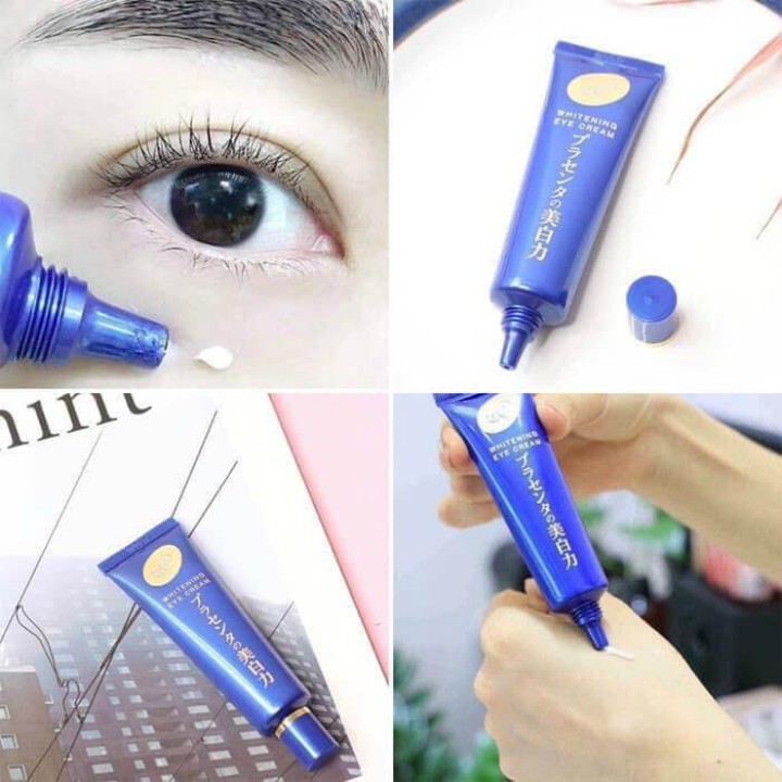 Kem dưỡng mắt Meishoku Placenta Medicated Whitening Eye Cream Kem dưỡng mắt Meishoku Placenta Medicated Whitening Eye Cream