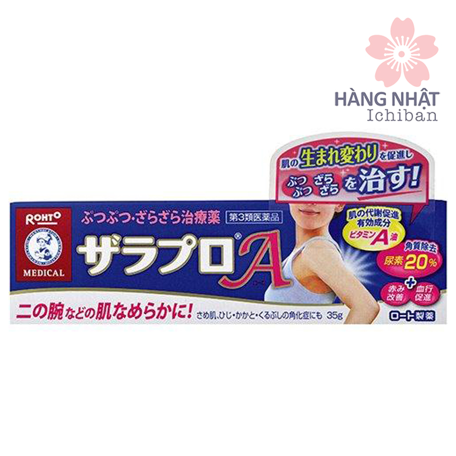 Kem Trị Viêm Nang Lông Rohto Mentholatum Zarapro A Kem Trị Viêm Nang Lông Rohto Mentholatum Zarapro A