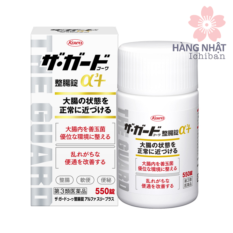 Viên uống hỗ trợ đại tràng The Guard Kowa α3+ Viên uống hỗ trợ đại tràng The Guard Kowa α3+