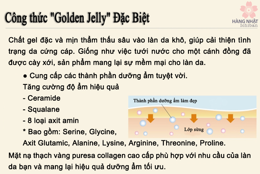 Mặt Nạ Thạch Vàng Puresa Collagen Cao Cấp Mặt Nạ Thạch Vàng Puresa Collagen Cao Cấp