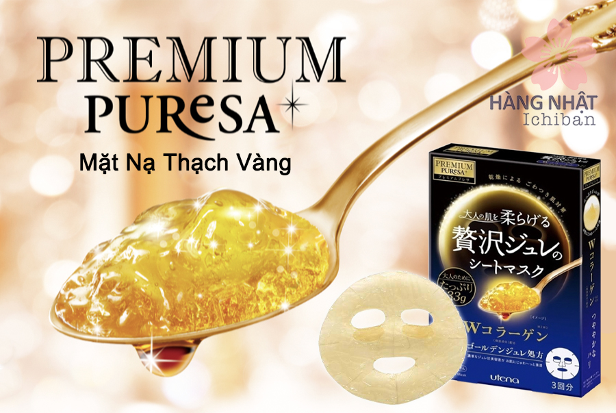 Mặt Nạ Thạch Vàng Puresa Collagen Cao Cấp Mặt Nạ Thạch Vàng Puresa Collagen Cao Cấp