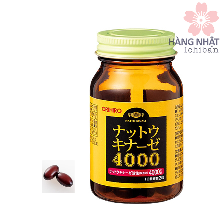 Viên Uống Phòng Chống Tai Biến Đột Quỵ Orihiro Nattokinase 4000 Viên Uống Phòng Chống Tai Biến Đột Quỵ Orihiro Nattokinase 4000