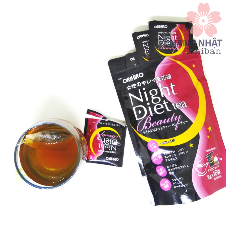 Trà giảm cân ban đêm Orihiro Night Diet Tea Beauty Trà giảm cân ban đêm Orihiro Night Diet Tea Beauty