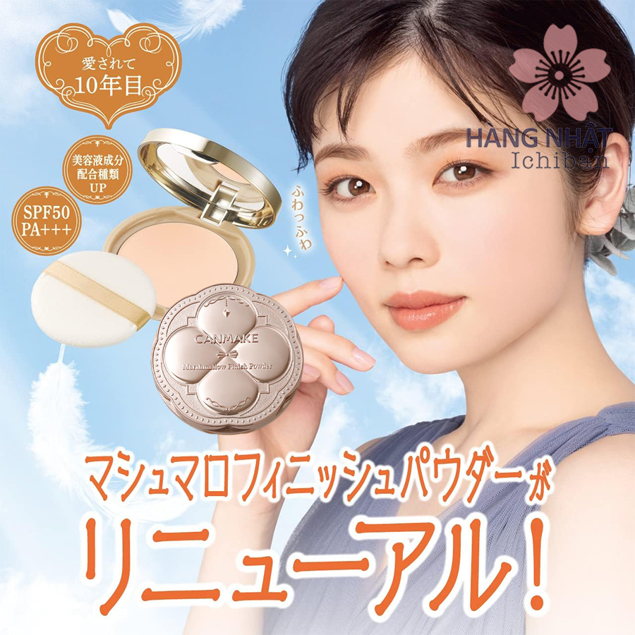 Phấn Phủ Canmake SPF50 PA+++ - Tạo Nền Makeup Không Tì Vết Phấn Phủ Canmake SPF50 PA+++ - Tạo Nền Makeup Không Tì Vết