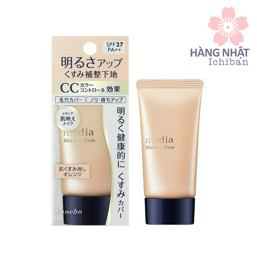 Kem nền trang điểm chống nắng Kanebo Media CC Protect Base SPF 27+ / PA++ Kem nền trang điểm chống nắng Kanebo Media CC Protect Base SPF 27+ / PA++