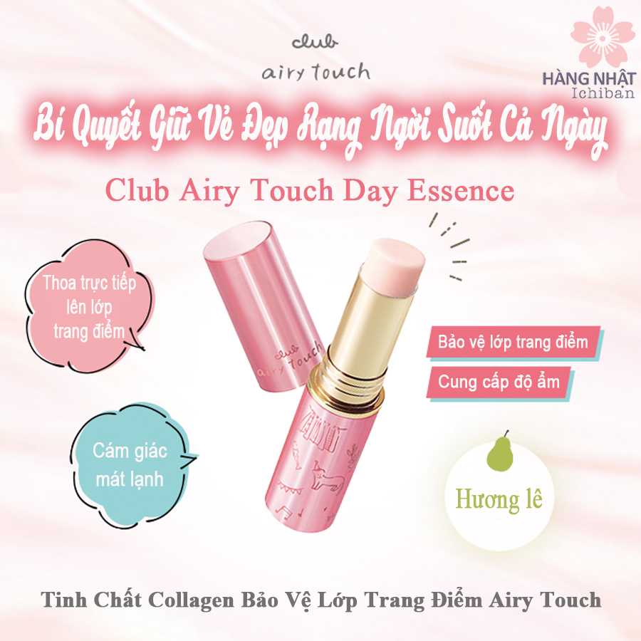 Thỏi Collagen - Tinh Chất Dưỡng Da Bảo Vệ Lớp Trang Điểm Airy Touch Thỏi Collagen - Tinh Chất Dưỡng Da Bảo Vệ Lớp Trang Điểm Airy Touch