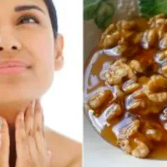 ĐỂ DUY TRÌ SỨC KHỎE TUYẾN GIÁP! BÀI THUỐC TỰ NHIÊN VỚI MẬT ONG VÀ QUẢ ÓC CHÓ