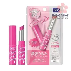 DƯỠNG MÔI DHC COLOR LIP CREAM SẮC HỒNG