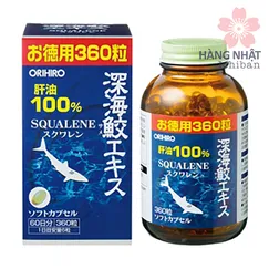 VIÊN UỐNG SỤN VI CÁ MẬP ORIHIRO SQUALENE - GIẢI PHÁP TỰ NHIÊN CHO SỨC KHỎE XƯƠNG KHỚP VÀ TĂNG CƯỜNG MIỄN DỊCH