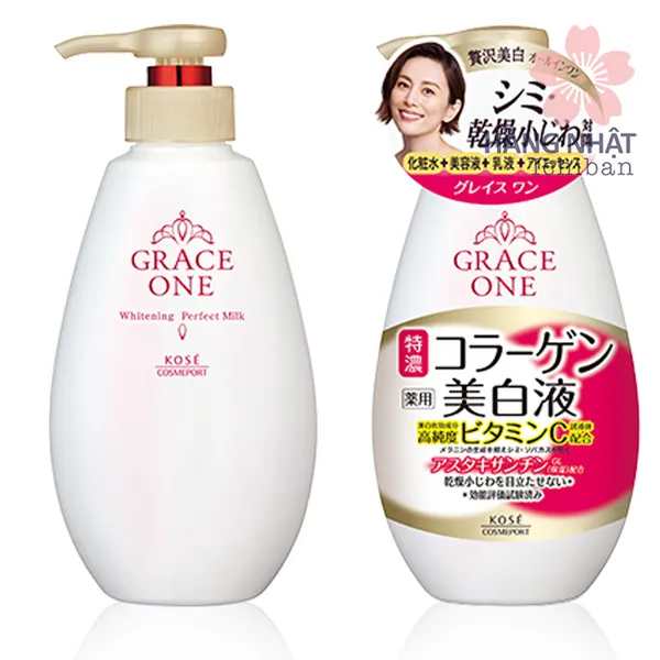 SỮA DƯỠNG TRẮNG DA TỪ TUỔI 50 GRACE ONE