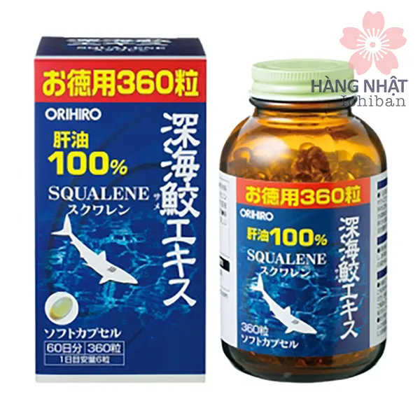 VIÊN UỐNG SỤN VI CÁ MẬP ORIHIRO SQUALENE - GIẢI PHÁP TỰ NHIÊN CHO SỨC KHỎE XƯƠNG KHỚP VÀ TĂNG CƯỜNG MIỄN DỊCH