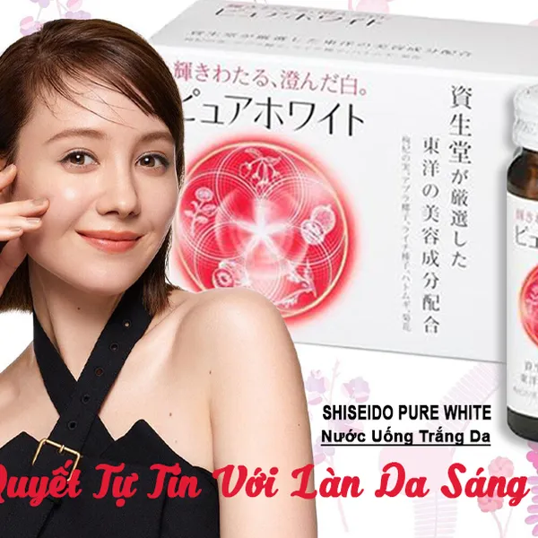 NƯỚC UỐNG TRẮNG DA SHISEIDO PURE WHITE