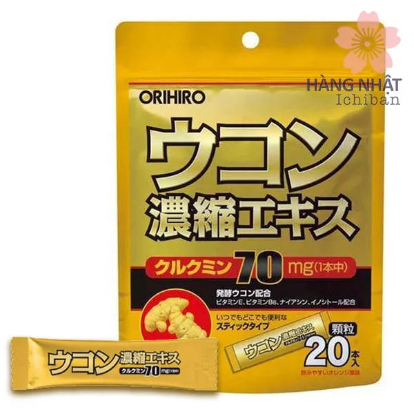 BỘT NGHỆ GIẢI RƯỢU ORIHIRO - TĂNG CƯỜNG SỨC KHỎE, TINH THẦN SẢNG KHOÁI